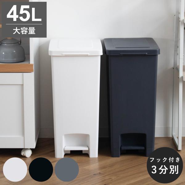 ゴミ箱 45L エバンペダルペール ペダル式 （ 45リットル スリム キッチン 分別 ごみ箱 ダス...