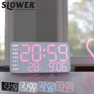 置き時計 LED デジタル時計 温度計付き 置き...の商品画像