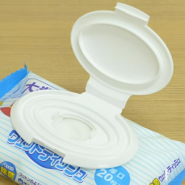 ウェットシート用フタ フタポン ウェットティッシュ 蓋 （ ウェットシート ふた フタ 持ち運び 除...