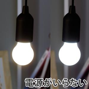 ライト LED シンプルデザイン 3灯　吊り下げ式 ひっぱり点灯ライト ALA-4308 （ 電球型ライト 吊り下げ LEDライト