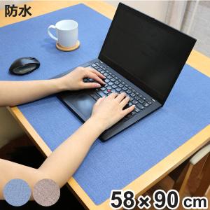 デスクマット さらさらデスクマット 58cm×90cm （ マット テーブルマット 接触冷感 日本製 ）