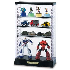 伊勢藤 コレクションケース 高さ変更可能 4段 （ ディスプレイケース