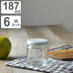 蓋付きガラス瓶 2個セット 東洋佐々木ガラス 保存容器 ジャム瓶200 187ml （ ガラス 密閉 日本製