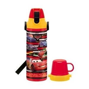 ■在庫限り・入荷なし■子供用水筒　カーズ CARS　2ウェイステンレスボトル　直飲み＆コップ付　600ml　保温　保冷　キャラクター すいとう｜colorfulbox