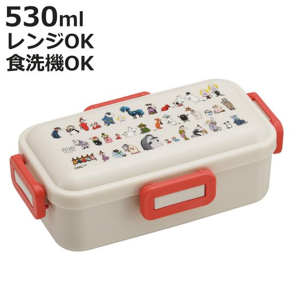 弁当箱 530ml ふわっと弁当箱 ムーミン80 （ ランチボックス 食洗機対応 レンジ対応 一段 ...
