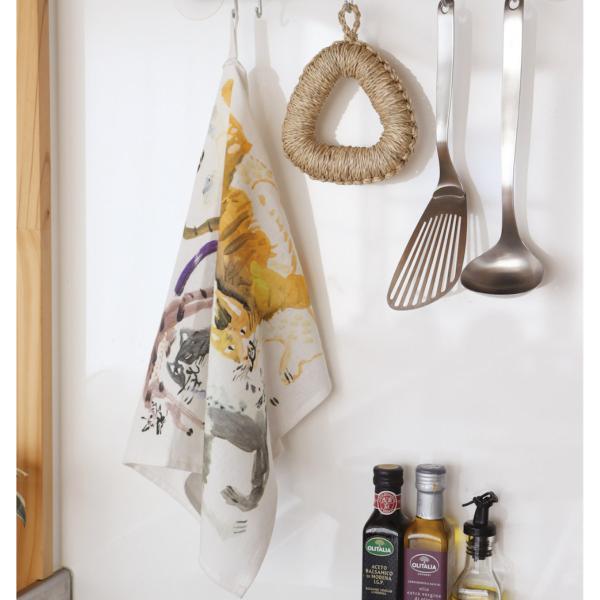 キッチンクロス アトリエ KOTETSU キッチンタオル ネコ （ タオル ふきん クロス アトリエ...