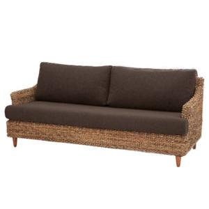 今枝商店 籐 カウチソファ リクライニング 引出し付 幅185cm （ 家具