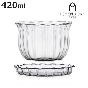 イッケンドルフ 9359473 CHANOYU ティー c／s 420ml 箱入 （ 食洗機対応 ichendorf ガラス 食器 ティーカップ ソーサー付き ）｜お弁当グッズのカラフルボックス