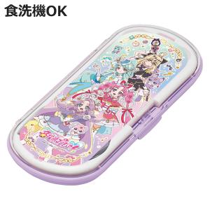 名探偵プリキュア！ トリオセット ステンレス製SF （ プリキュア 抗菌 食洗機対応 カトラリーセット お箸 スプーン フォーク 子供 ）