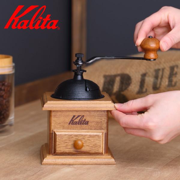 コーヒーミル Kalita カリタ コーヒーミル ドームミル ac （ 手挽き 手動 コーヒー コー...
