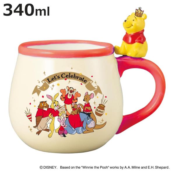 マグカップ フィギュア付きマグ くまのプーさん100th （ 340ml 磁器 マグ マグコップ カ...