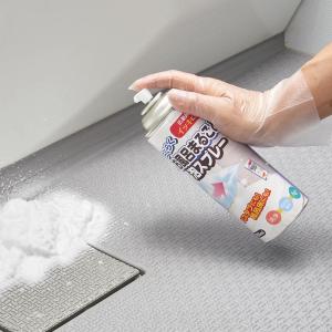 お風呂洗剤 らくらくお風呂まるごと泡スプレー 480ml （ 浴室掃除 排水口 洗浄 泡スプレー 除菌 泡洗浄 密着 簡単 掃除 ）
