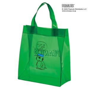 ビニールバッグ オラフ PEANUTS カラーシリーズ （ SNOOPY ピーナッツ キャラ キャラクター かばん 手提げ マチ付き バッグ ）