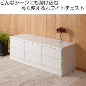 ベンチチェスト 2段 ローチェスト シンプル ...の詳細画像1