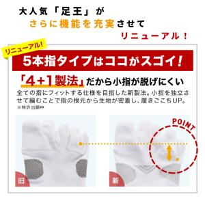 ファイテン 5本指 靴下 レディース 足王(ソ...の詳細画像4