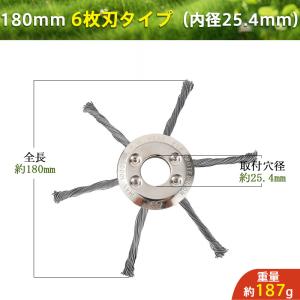 草刈り機 替え刃 ブラシヘッド ワイヤーカッタ...の詳細画像2