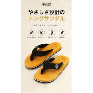ビーチサンダル キッズ 子供 かかと 島ぞうり...の詳細画像1