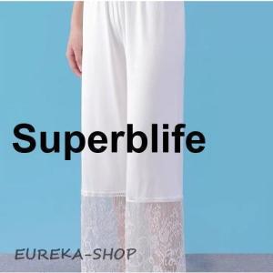 レース ペチパンツ ロング レディース ペチコ...の詳細画像3