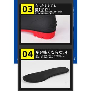 レインブーツ 長靴 メンズ レディース 柔らか...の詳細画像5