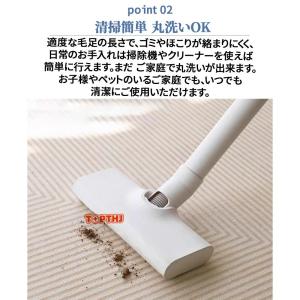 チェアマット 玄関マット 半円ラグ 保護マット...の詳細画像3