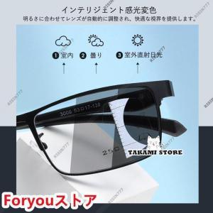老眼鏡 累進多焦点 自動スマートズーム 遠近両...の詳細画像2
