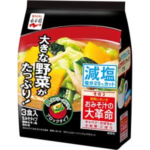 永谷園 おみそ汁の大革命 野菜いきいき その2 減塩  ×5個