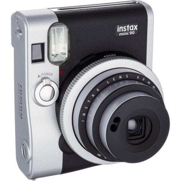 「 新品・保証書印なし」富士フイルム チェキ instax mini 90 ネオクラシック ブラック...