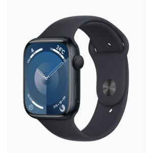 「新品・未開封」Apple Watch Series 9 (GPSモデル) - 45mm Midnightミッドナイトアルミニウムケース MR9A3J/A+ミッドナイトスポーツバンド - M/L｜colorfulstar