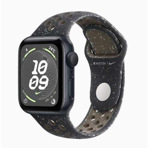 「新品」Apple Watch SE(Gen 2) (GPSモデル)- 40mmミッドナイトアルミニ...