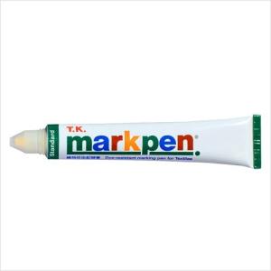 マーキングペン T.K.マークペン 細字S（色：黄色） 1本 マーキングペン 繊維用