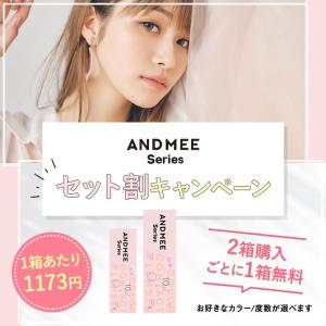 1箱分無料！2+1キャンペーン カラコン ワンデー  度あり アンドミーシリーズ 1箱10枚入り 14.5mm BC8.6 ブラウン 送料無料