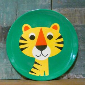 メラミン食器 中皿 タイガー OMM-design メラミンプレート Tiger｜colors-kitchen