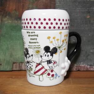 ディズニー フタ付マグ Disney マグカップ ミッキーマウス コップ｜colors-kitchen