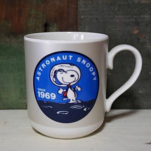 スヌーピー アストロノーツ 50th マグカップ エンブレム SNOOPY コップ PEANUTS｜colors-kitchen