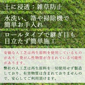 人工芝 芝生 ロール 1m×10m 芝丈20m...の詳細画像4