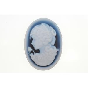 ストーンカメオ ルース 約39.82-39.96mm 約7.45g【37.25ct】 加工材料