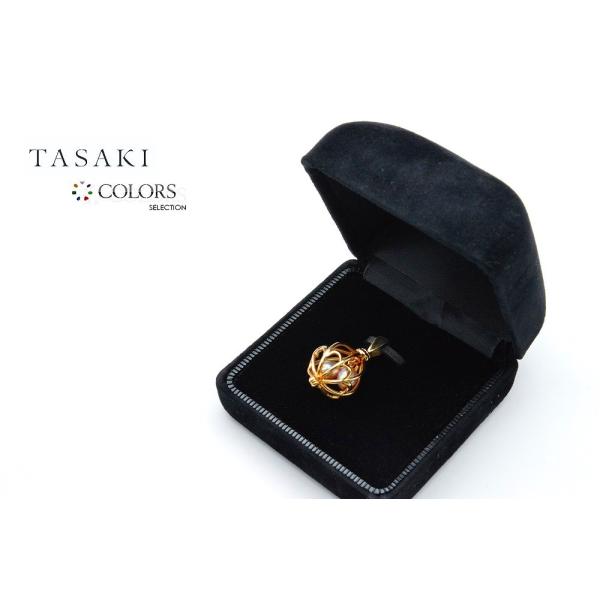 ◆美品◆TASAKI　田崎真珠　K18　ペンダントトップ　パール　鳥かご　宝石　ジュエリー　CP-0...