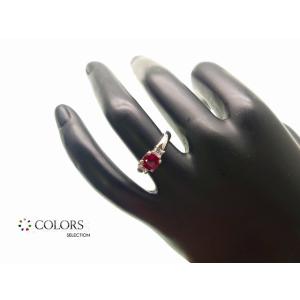 ルビー 1.06ct ダイヤモンド 0.12ct リング PT900 プラチナ 指輪