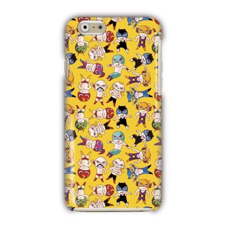 XPERIA　各種対応　ハードケース全面プリント　レスラー軍団/イエロー