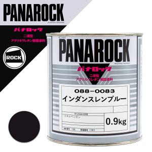 ロックペイント 088-0083 パナロック インダスレンブルー 0.9Kg｜カラートリム