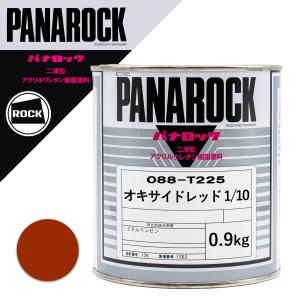 ロックペイント 088-T225 パナロック オキサイドレッド1/10 0.9Kg