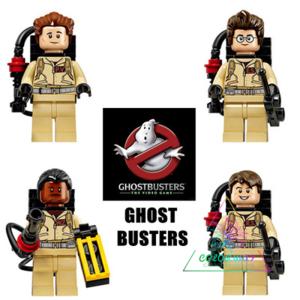 ミニフィグ軍事　ゴーストバスターズ 4体セット 武器 付き レゴ 互換 LEGO ミニフィギュア ブロック おもちゃ キッズ 子ども