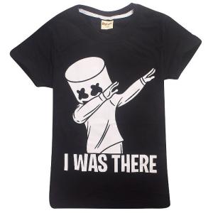 Marshmello Tシャツ DJ misic ティーシャツ 半袖 ゲーム キャラクター 120cm 130cm 140cm 150cm 160cm