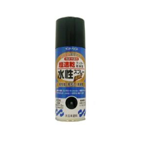 サンデーペイント 水性ラッカースプレーMAX 黒 [400ml]