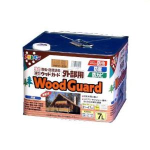 アサヒペン 油性 ウッドガード外部用 パイン 15 (全7色) [7L] 着色半透明・油性塗料