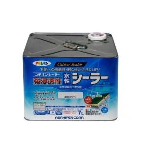アサヒペン 強浸透性水性シーラー [7L] 屋根 スレート コンクリート モルタル 下地 強化 密着...
