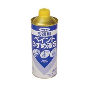 アサヒペン 徳用 ペイントうすめ液 [400ml] アサヒペン・塗料用シンナー・希釈・油性
