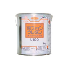ニッペ 1液ファインウレタンU100 JIS Z 9103 安全色 黒 N-15 [3kg