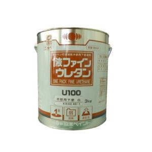 ニッペ 1液ファインウレタンＵ100 木部用下塗り [3kg] 日本ペイント｜colour-harmony