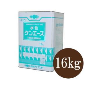 【送料無料】 ニッペ 水性ケンエース つや消し ブラック [16kg] 日本ペイント